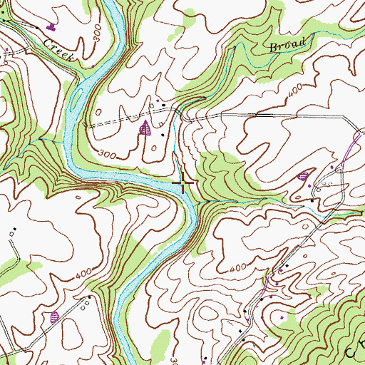 Topographic Map of Broad Run, MD