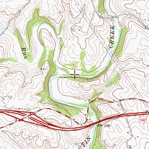 Topographic Map of Broad Run, MD