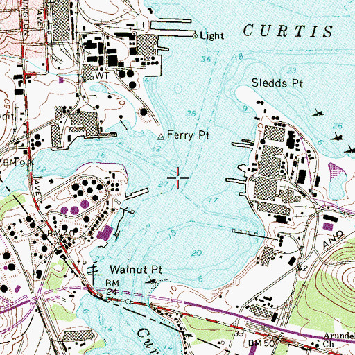 Topographic Map of Cabin Branch, MD