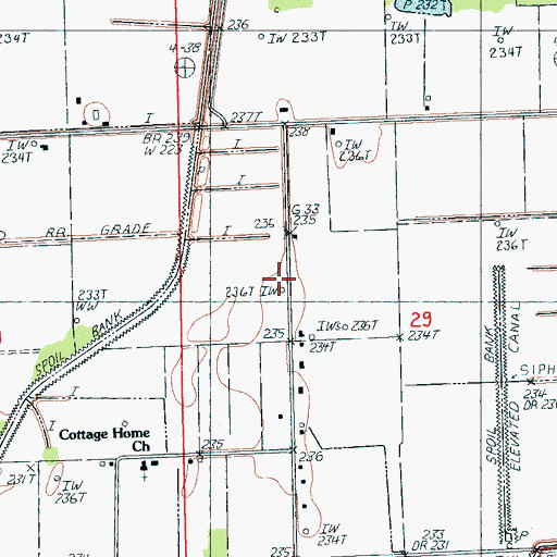Topographic Map of Phillips, AR