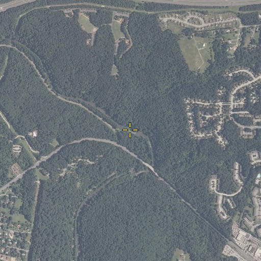 Aerial/Satellite Image of Cedar Branch, MD