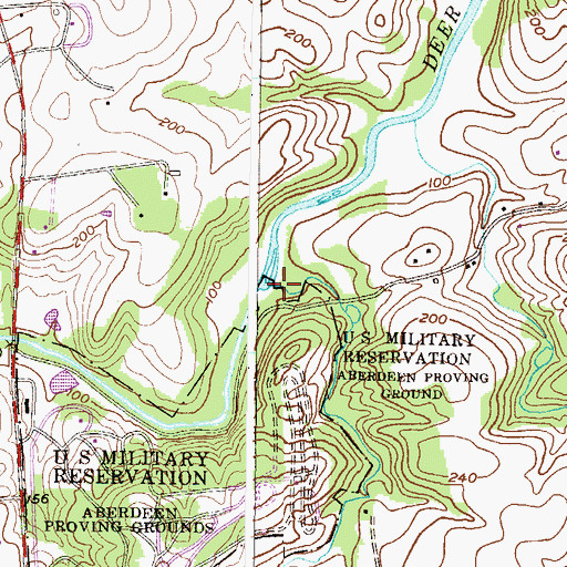 Topographic Map of Coolbranch Run, MD