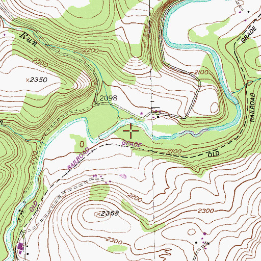 Topographic Map of Crab Run, MD