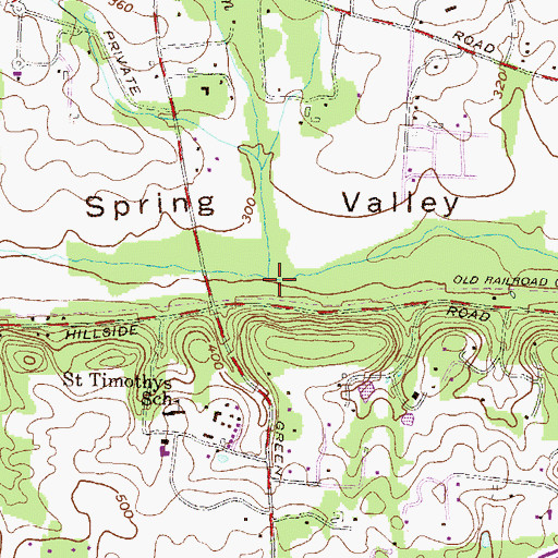 Topographic Map of Dipping Pond Run, MD