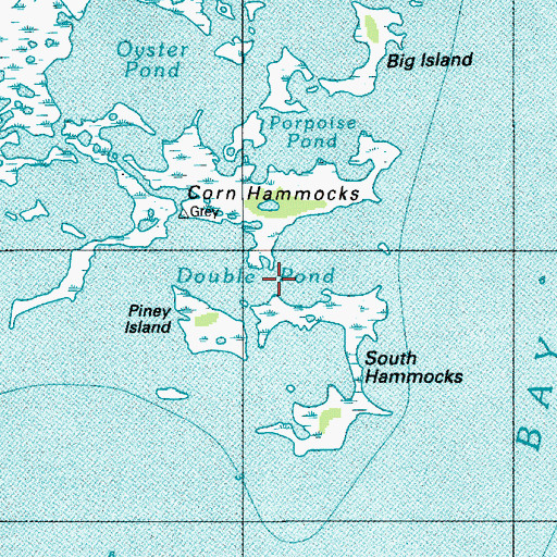 Topographic Map of Double Pond, MD