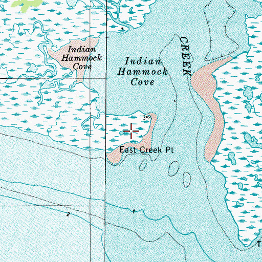 Topographic Map of East Creek Point, MD