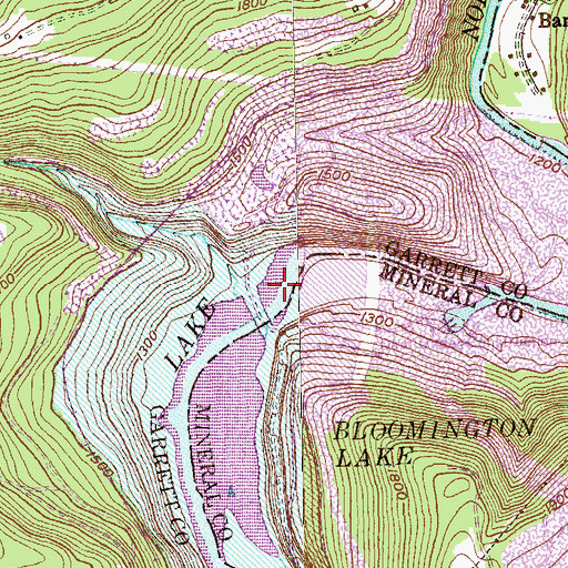 Topographic Map of Elklick Run, MD