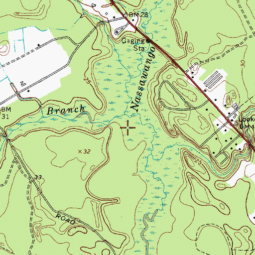 Topographic Map of Furnace Branch, MD