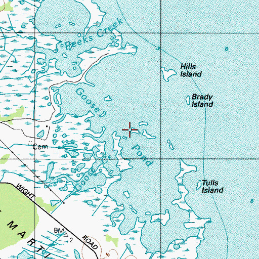 Topographic Map of Goose Pond, MD