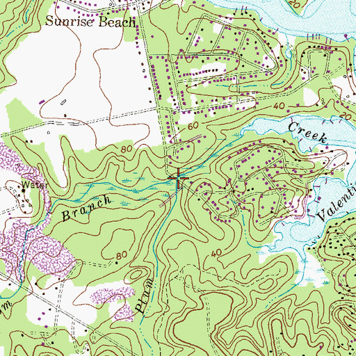 Topographic Map of Gumbottom Branch, MD