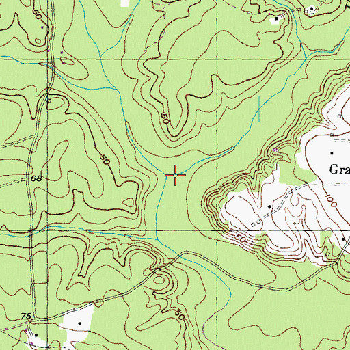 Topographic Map of Hancock Run, MD