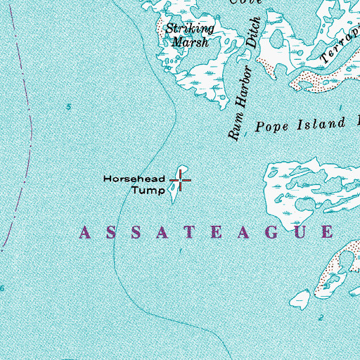 Topographic Map of Horsehead Tump, MD