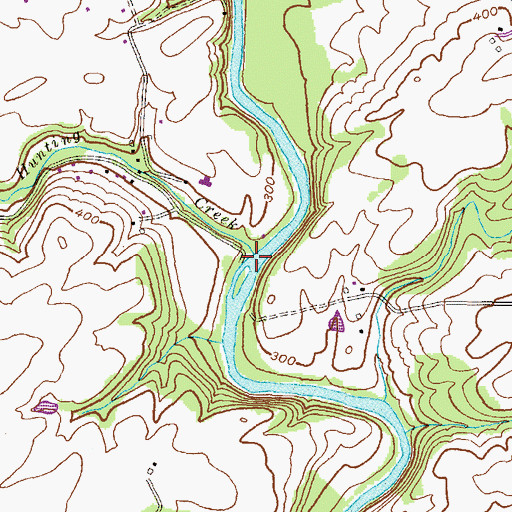 Topographic Map of Big Hunting Creek, MD