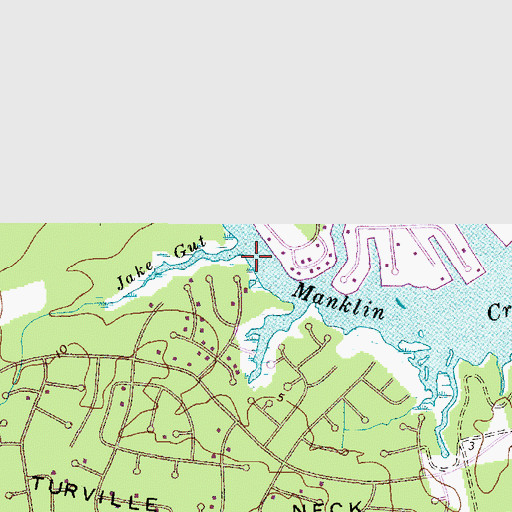 Topographic Map of Jake Gut, MD