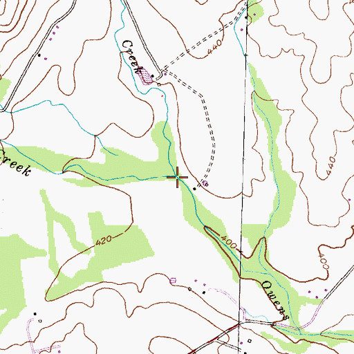 Topographic Map of Little Owens Creek, MD