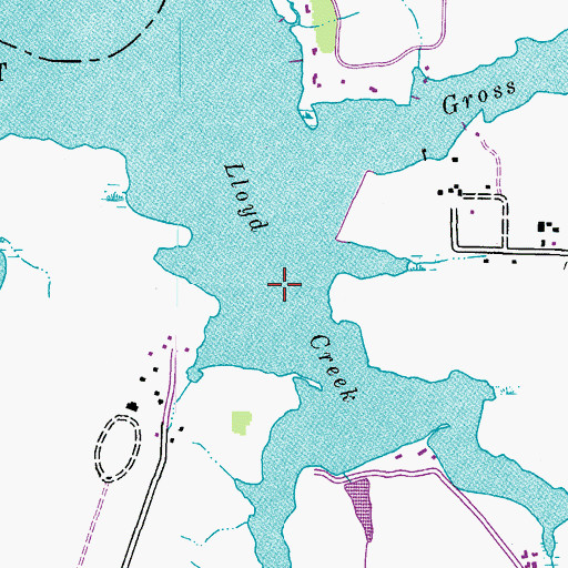 Topographic Map of Lloyd Creek, MD