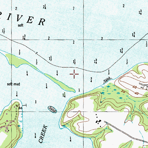Topographic Map of Lloyd Creek, MD