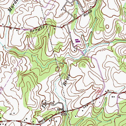 Topographic Map of Mardella Branch, MD