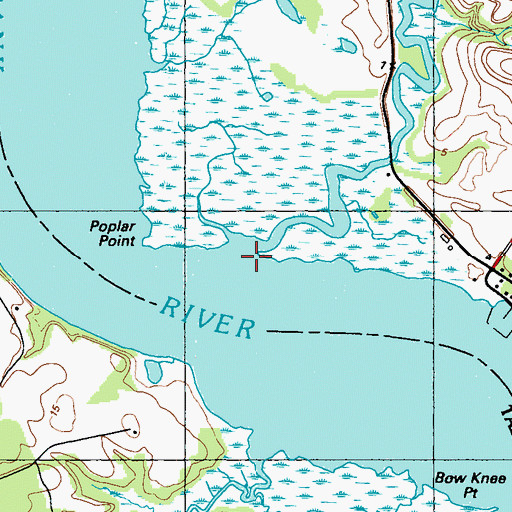Topographic Map of Marsh Creek, MD