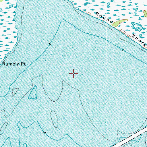 Topographic Map of Marumsco Creek, MD