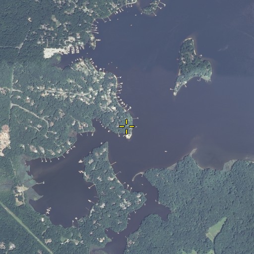 Aerial/Satellite Image of Mathiers Point, MD