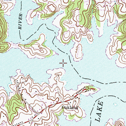 Topographic Map of Morgan Run, MD