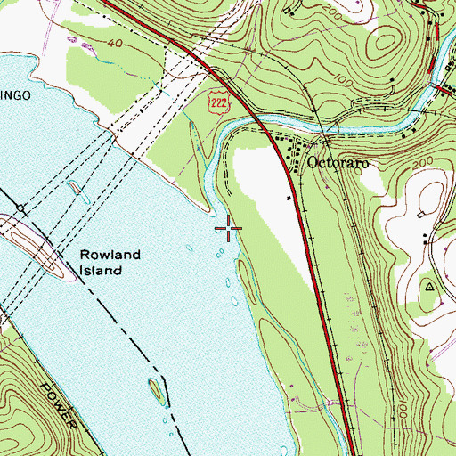 Topographic Map of Octoraro Creek, MD