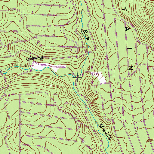 Topographic Map of Piney Run, MD