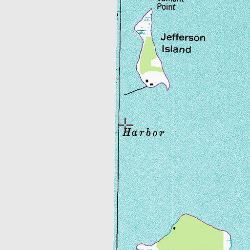 Topographic Map of Poplar Harbor, MD