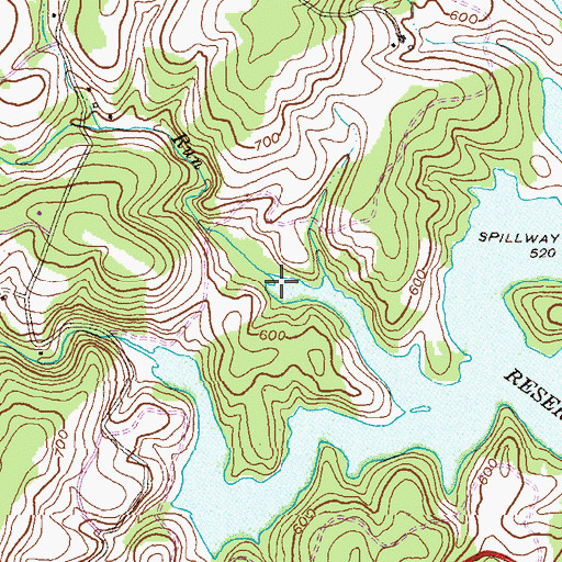 Topographic Map of Poplar Run, MD