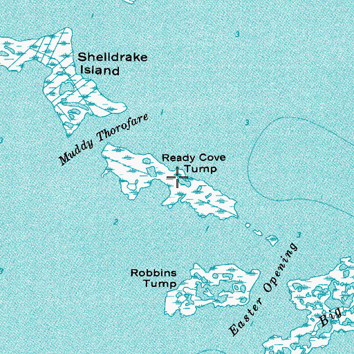 Topographic Map of Ready Cove Tump, MD