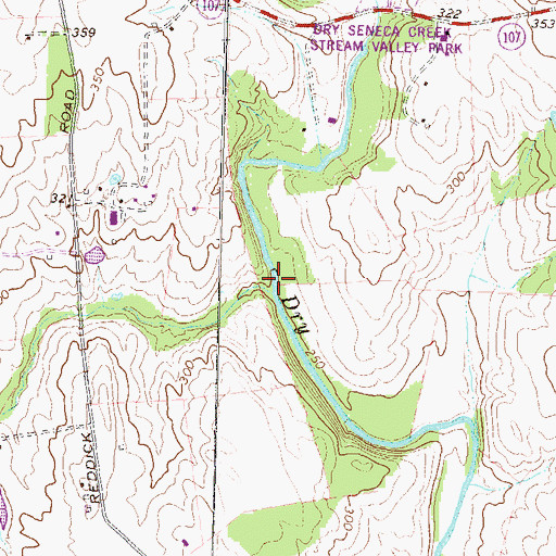 Topographic Map of Russell Branch, MD