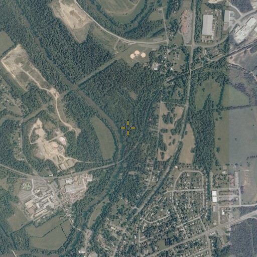 Aerial/Satellite Image of Semple Run, MD