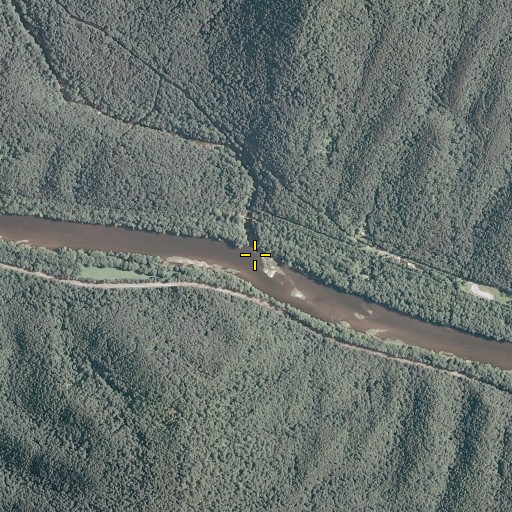 Aerial/Satellite Image of Sideling Hill Creek, MD