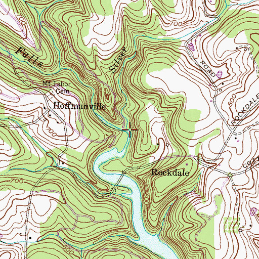 Topographic Map of Silver Run, MD