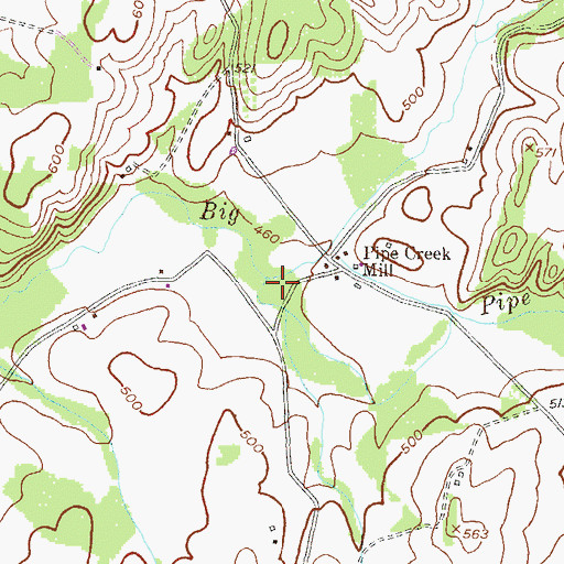 Topographic Map of Silver Run, MD