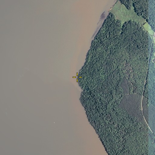 Aerial/Satellite Image of Smith Point, MD