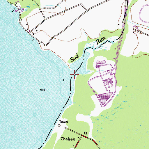 Topographic Map of Sod Run, MD