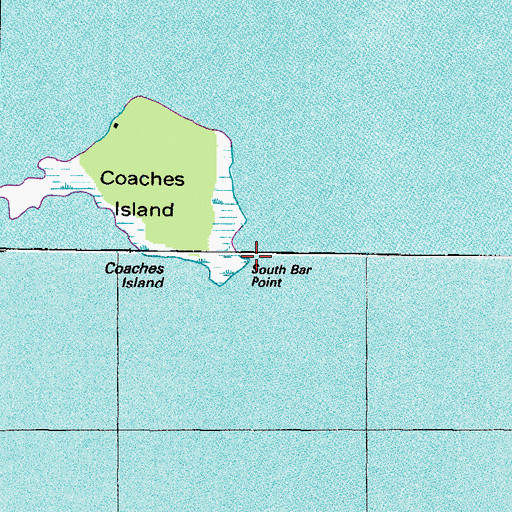 Topographic Map of South Bar Point, MD