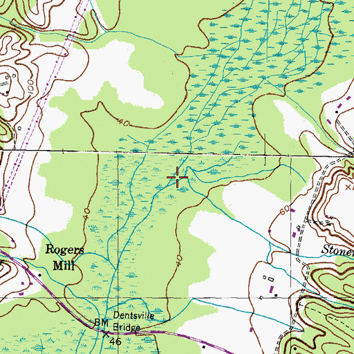 Topographic Map of Stoner Creek, MD