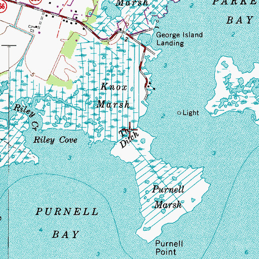 Topographic Map of The Ditch, MD