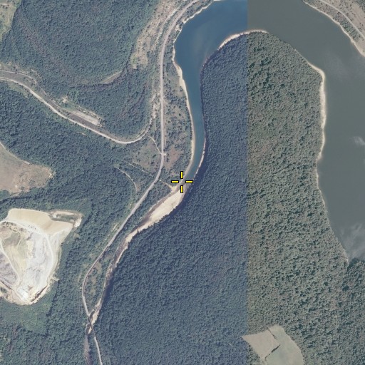 Aerial/Satellite Image of Three Forks Run, MD