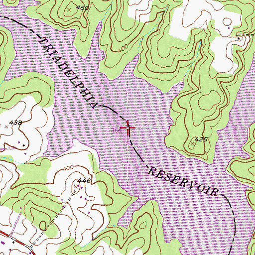 Rocky Gorge Reservoir Map Triadelphia Reservoir, Md