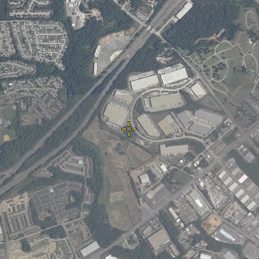 Aerial/Satellite Image of Trinity Cemetery, MD