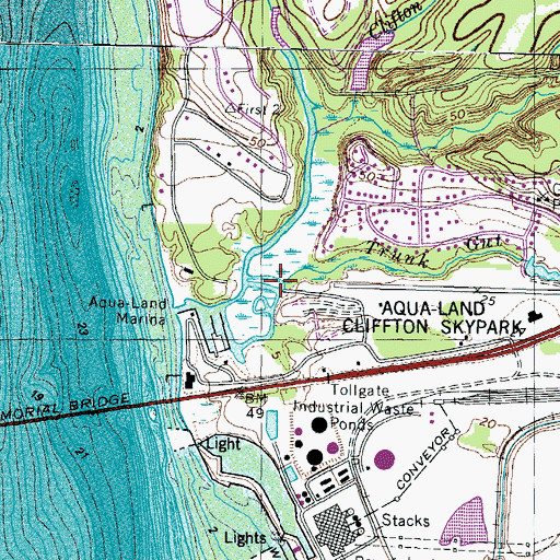 Topographic Map of Trunk Gut, MD