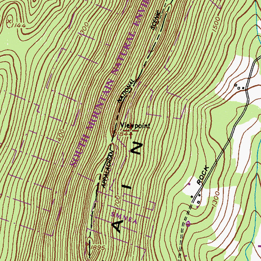 Topographic Map of Viewpoint, MD