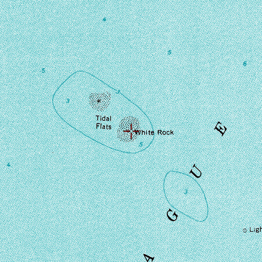 Topographic Map of White Rock, MD