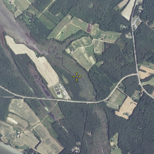 Aerial/Satellite Image of Wise Marsh, MD