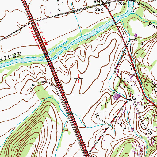 Topographic Map of Monocacy National Battlefield, MD