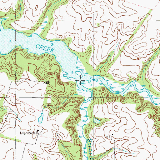 Topographic Map of Strawberry Run, MD